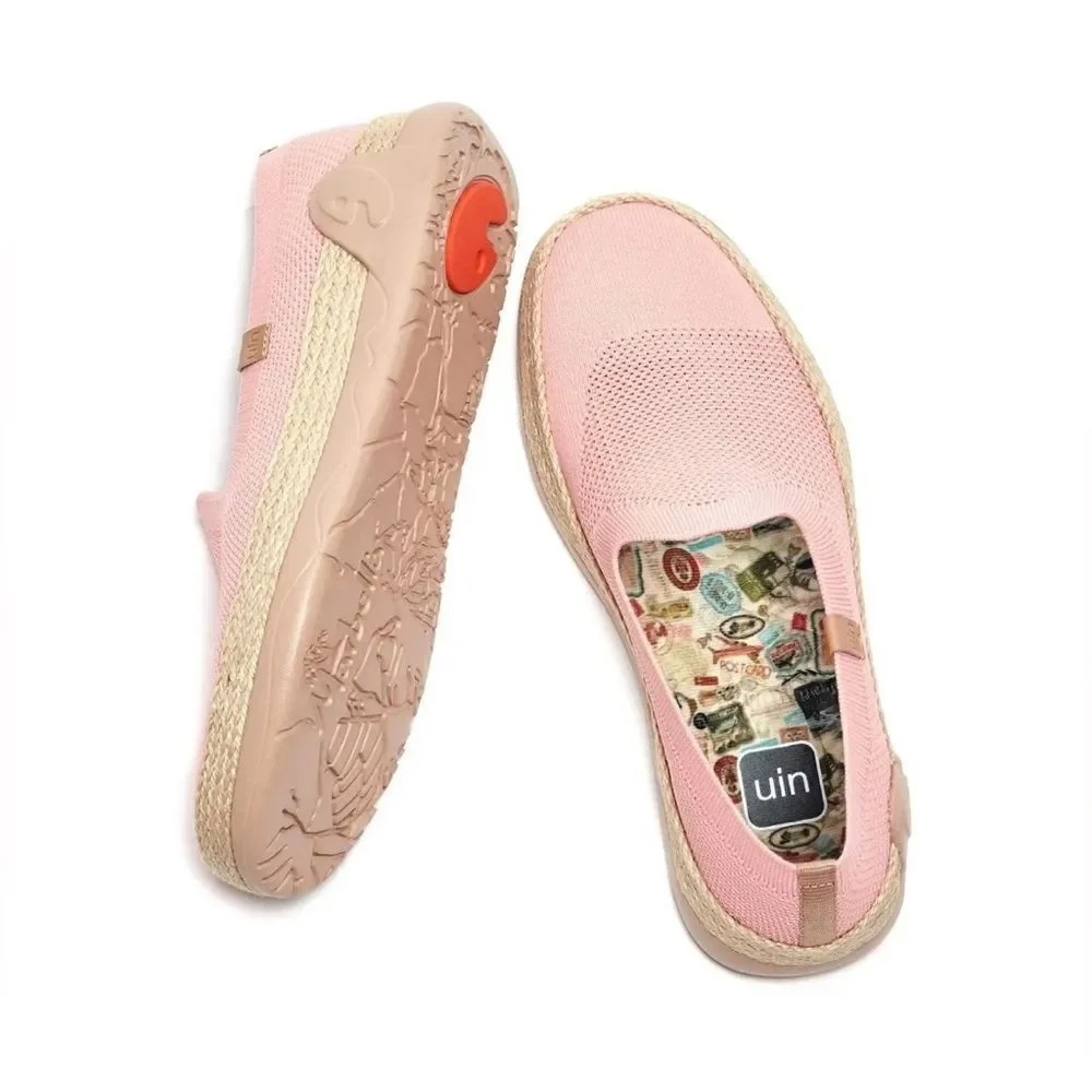 Women New UIN Slip On Shoes Knit  Comfortable Loafers 